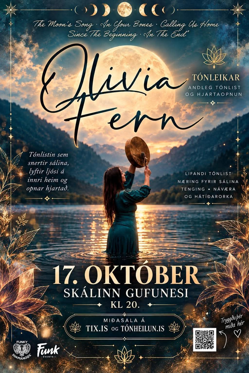 Galdra Tónleikar með Olivia Fern 17. okt kl 20.
